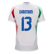 Italia Matteo Darmian #13 Bortedrakt EM 2024 Kortermet